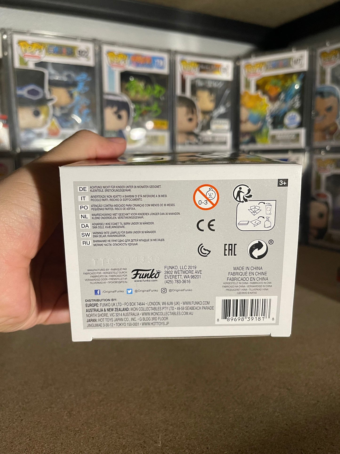Post Malone Signed Funko Pop