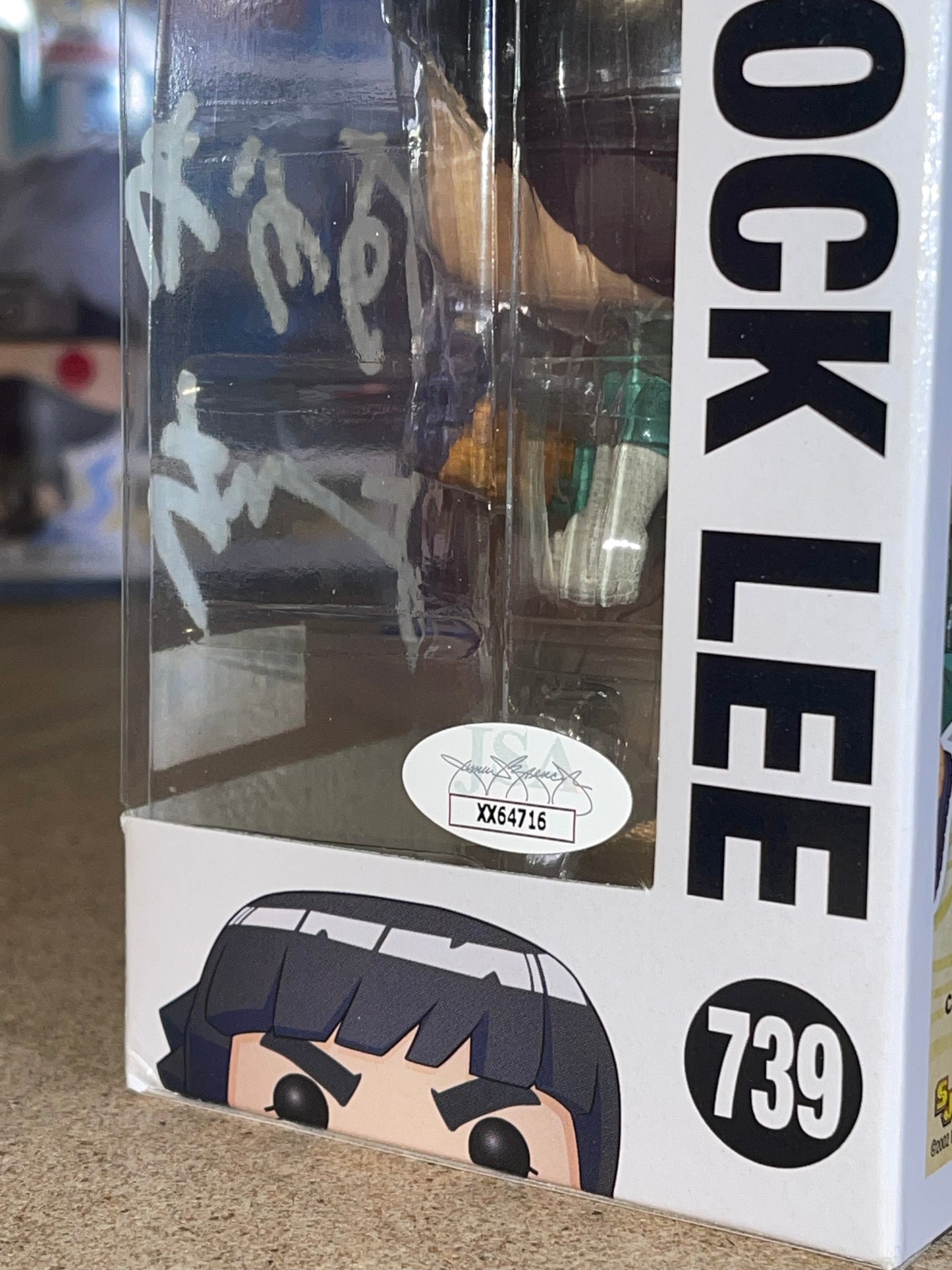 Rock Lee JVA Signed Pop