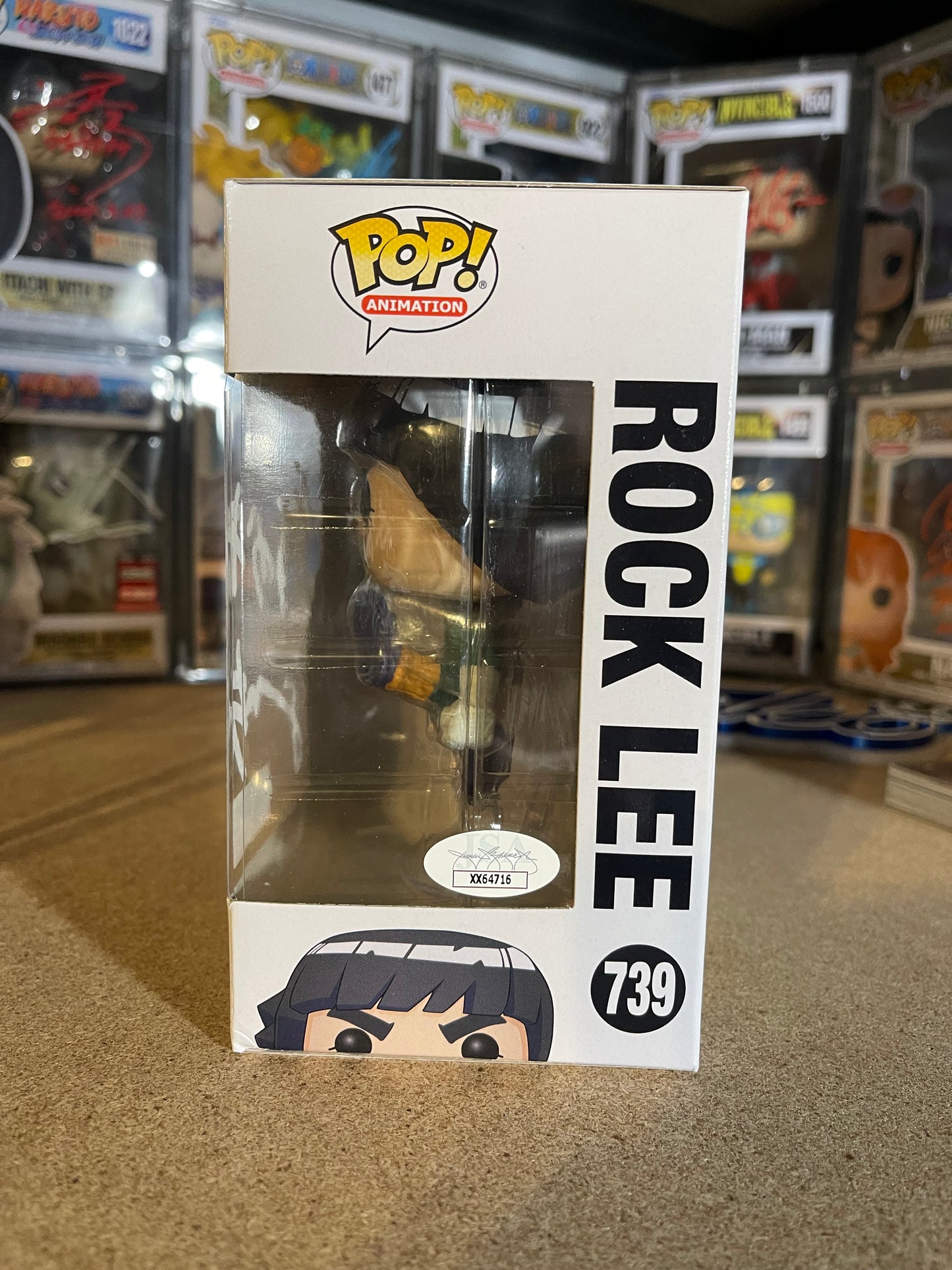 Rock Lee JVA Signed Pop